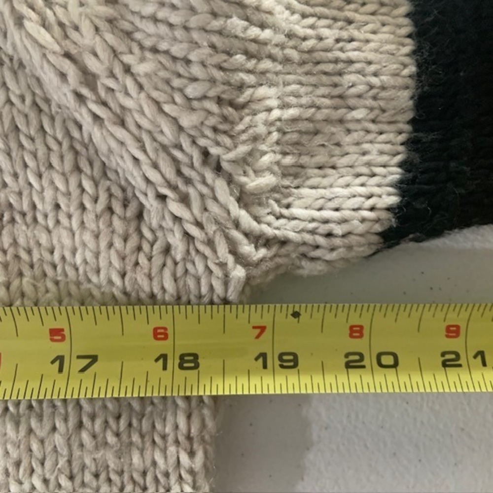 Fringe Open Front Cardigan XXS Wool Blend Coastal Grandma Boho Pink Beige Snag - Picture 8 of 10